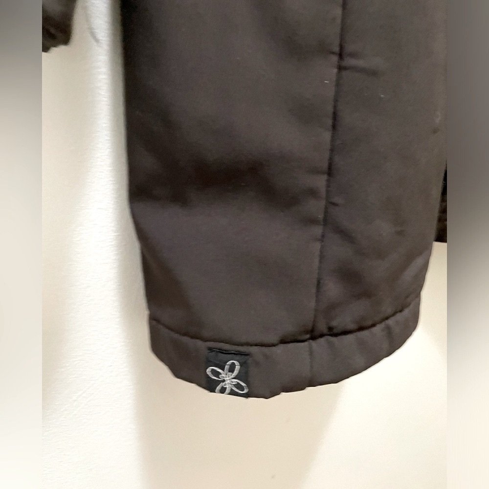 Vuarnet fleece-lined Long Zippered Jacket in Black/Brown - Picture 7 of 12